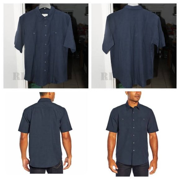 Orvis Other - Dark Blue  Men short sleeve woven tech shirt Orvis